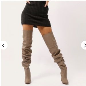 Ciara over the knee slouch boots